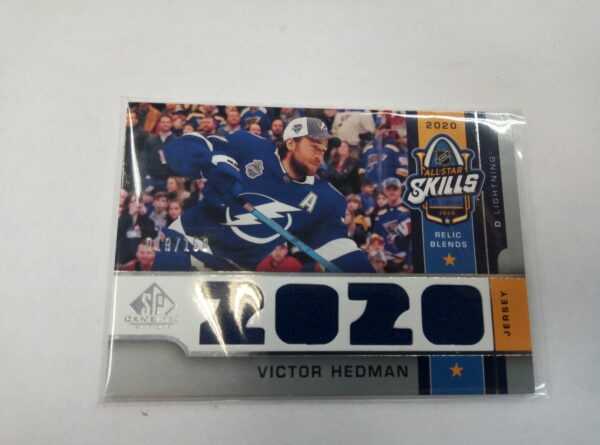 2020-2021 Upper Deck SP game used jersey Victor hedman all star skills