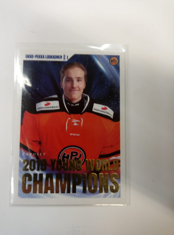 2019-20 limited edition young worlds champions Ukko-Pekka Luukkonen