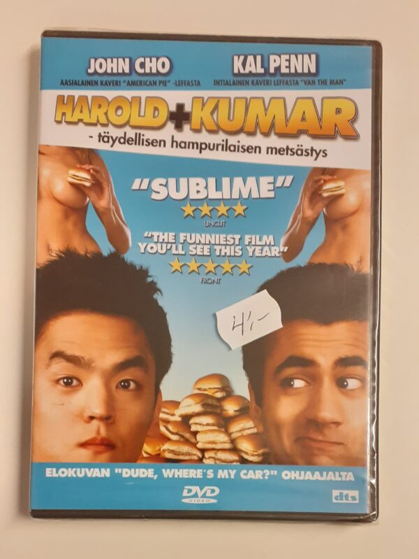 DVD Harold+Kumar - Täydellisen hampurilaisen metsästys (K)