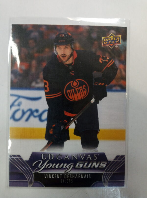 2023-24 UD series 1 canvas young guns Vincent Desharnais