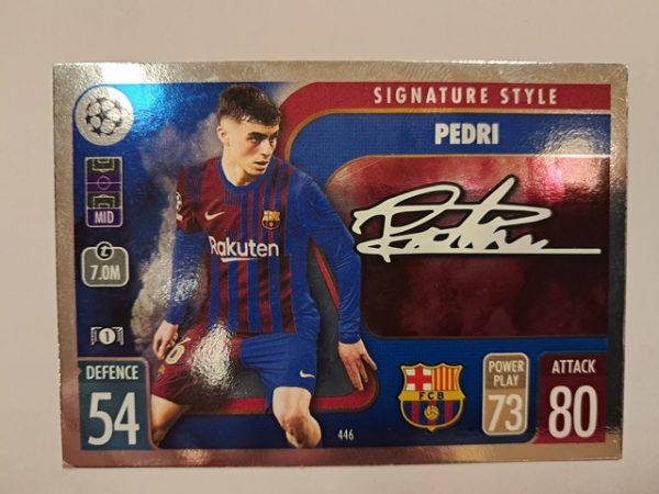 2023-24 Topps Match Attax CL Signature Style Pedri