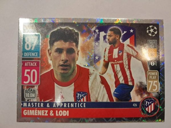 2021-22 Topps Heritage Master & Apprentice Giménez & Lodi