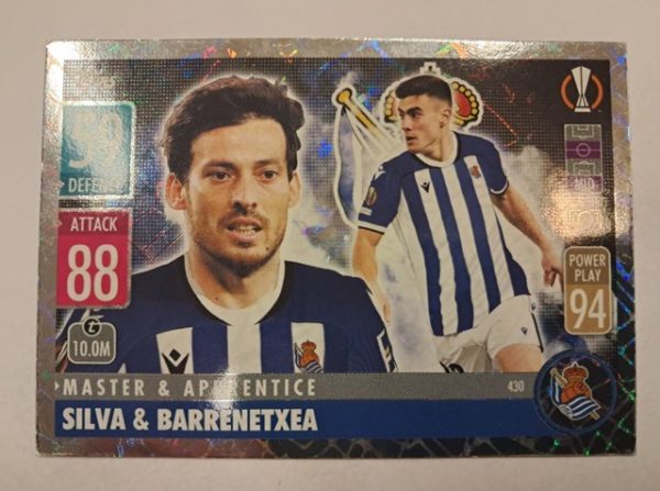 2021-22 Topps Heritage Master & Apprentice Silva & Barranetxea